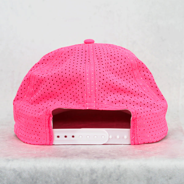 Evening Surfer Womens Trucker Hat - Neon Pink