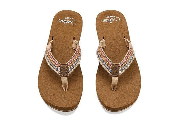 Reef Baja Elana Womens Sandals - Brown/Pink
