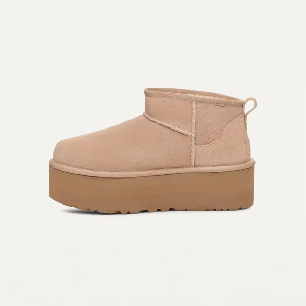 UGG W Classic Ultra Mini Platform Womens Sheepskin Boots