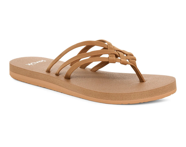 Sanuk Yoga Sandy Ii Womens Sandals - Tobacco Brown