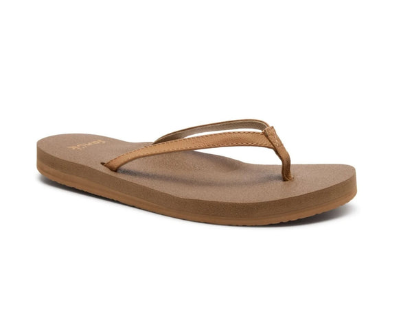 Sanuk W Yoga Joy Ii Womens Sandals - Tan
