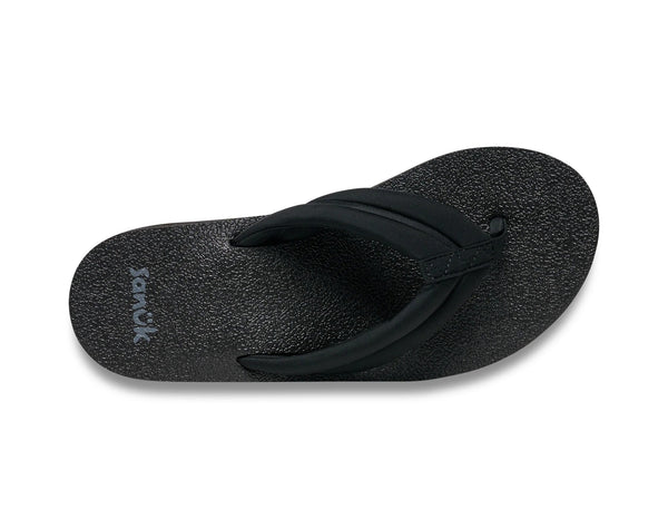 Sanuk Yoga Puff-N-Stuff Womens Sandals - Black