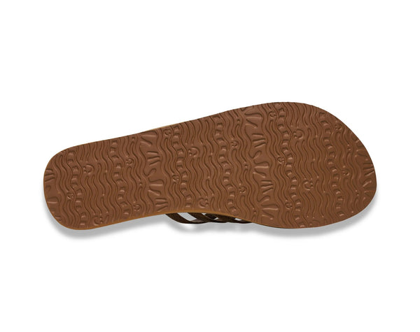 Sanuk Yoga Sandy Novelty Womens Sandals - Ojai Tan