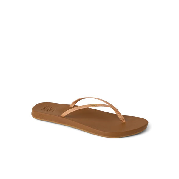 Reef Cushion Bounce Slim Le Womens Sandals - Natural