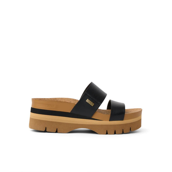 Reef Cushion Vista Hi 2.5 Womens Sandals - Black Braid