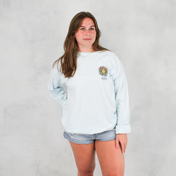 Original Sun Womens Long Sleeve Shirt - Soothing Blue/Summer