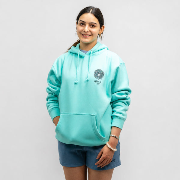 Original Sun Womens Pullover Hoodie - Mint/Ocean