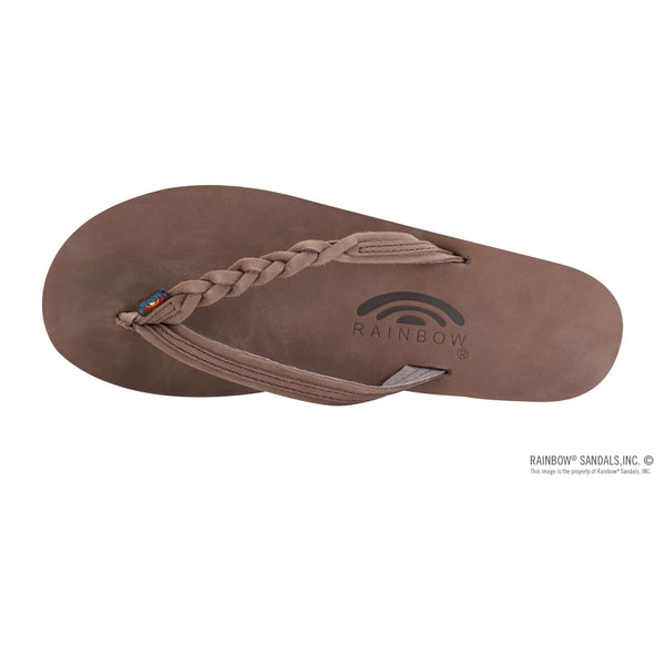 Rainbow Flirty Braidy Single Layer Womens Sandals