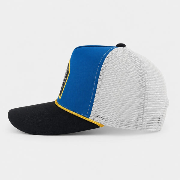 Free Ride 2 Boys Trucker Hat - Electric Blue/Black