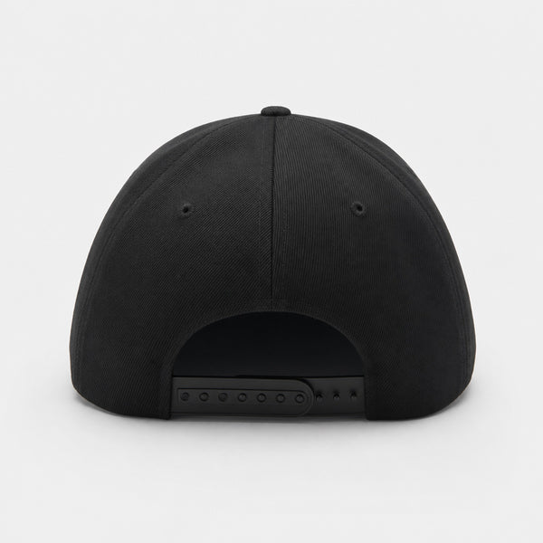 3D Standard Boys Snapback Hat - Black