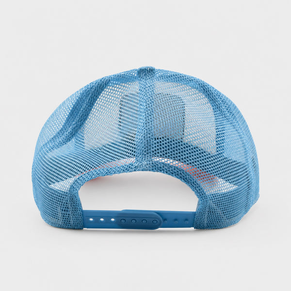 Kona x Bubble Gum 2026 Collab Toddler Girls Trucker Hat - White/Carolina/Neon Pink