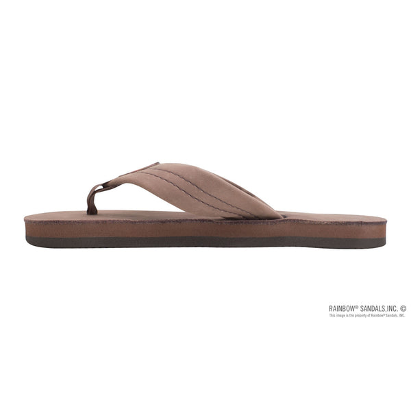 Rainbow Premier Leather Boys Sandals - Expresso