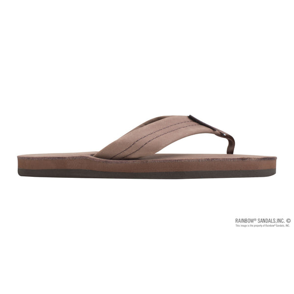 Rainbow Premier Leather Boys Sandals - Expresso