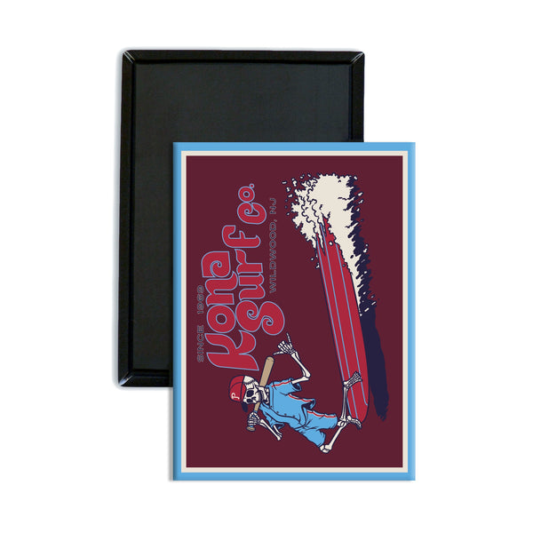 For the Phils 2 Magnet - Maroon