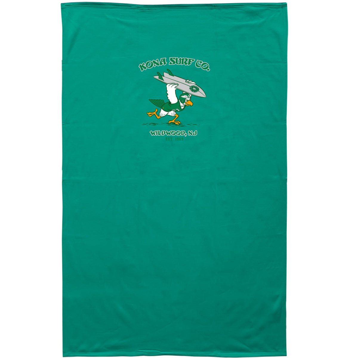 For the Birds Blanket - Kelly Green