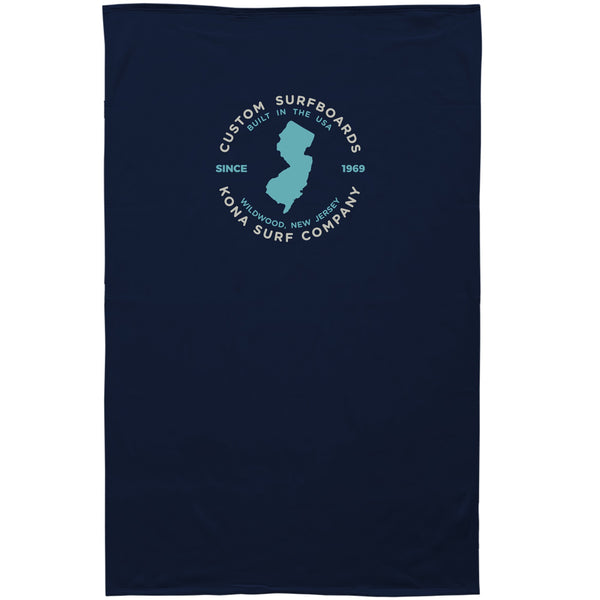Built in Jersey Blanket - Vintage Blue
