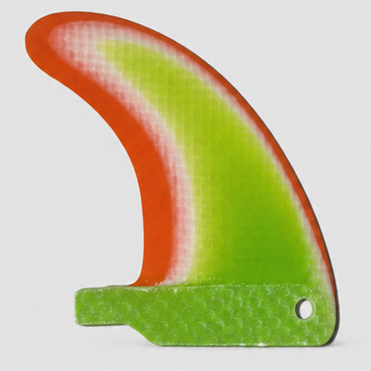 The Trace Fin Keychain Souvenir - Lime/Orange