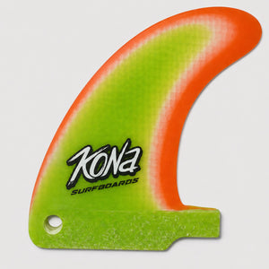 The Trace Fin Keychain Souvenir - Lime/Orange
