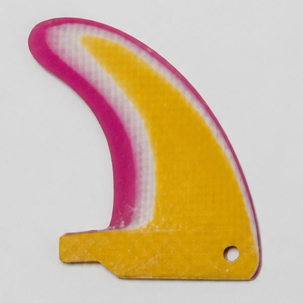 The Trace Fin Keychain Souvenir - Yellow/Purple