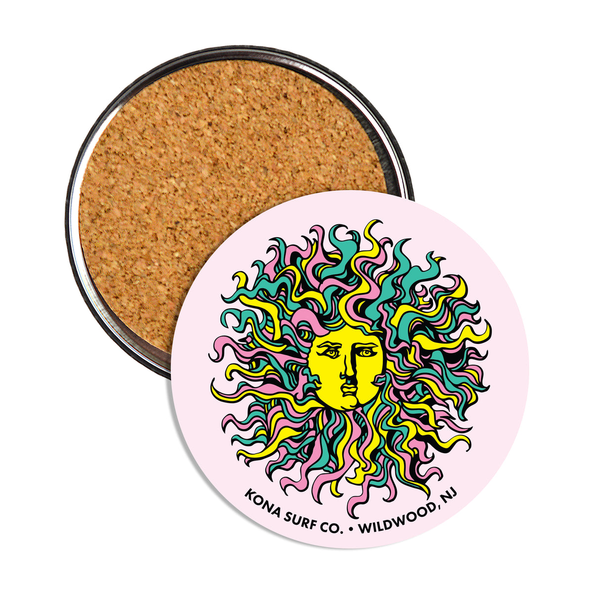 Seafoam Sun Coaster Drinkware