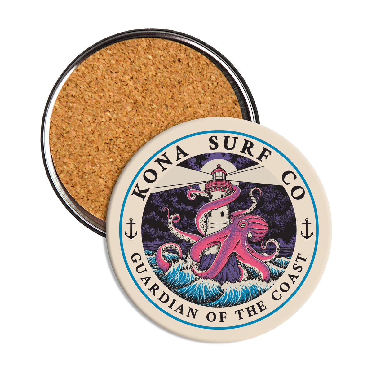 Guardian of the Coast Coaster Drinkware - Cream