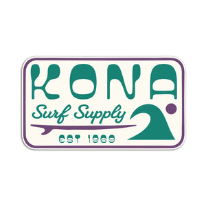 Surf Supply Sticker - Green/Purple