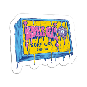 Kona x Bubble Gum 2026 Collab Sticker - Blue/Yellow/Pink