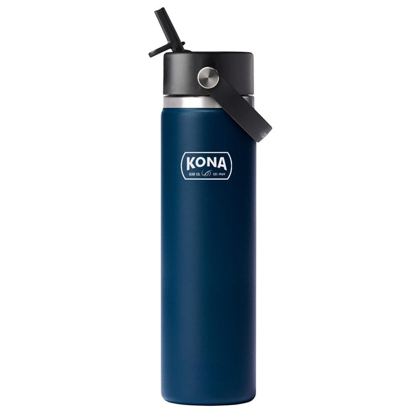 Hydro Flask x Kona Surf Co Wide Flex Straw Water Bottle - Indigo