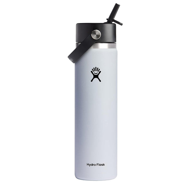 Hydro Flask x Kona Surf Co Wide Flex Straw Water Bottle - White