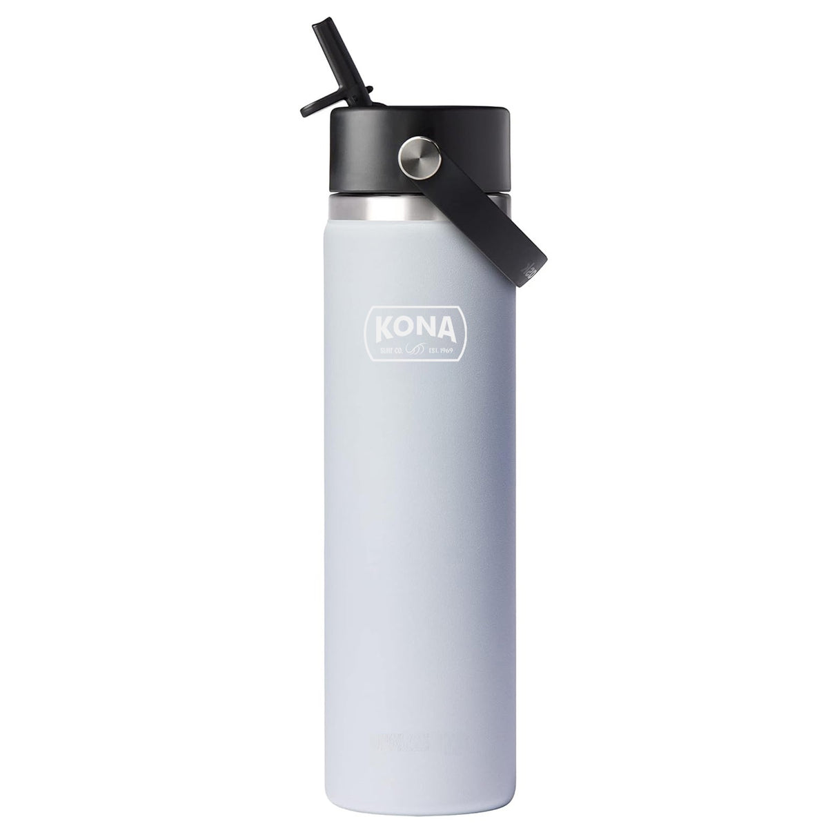 Hydro Flask x Kona Surf Co Wide Flex Straw Water Bottle - White