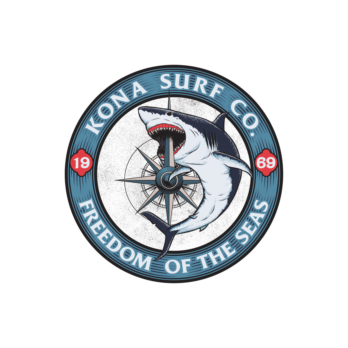 Freedom of the Sea Tin Sign