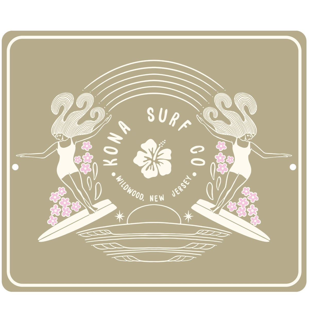 Endless Summerline Tin Sign - Dusty Gold
