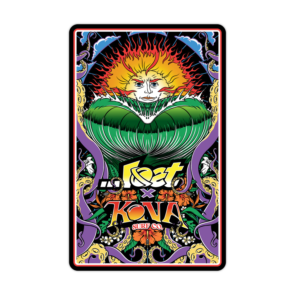 Lost x Kona Sticker