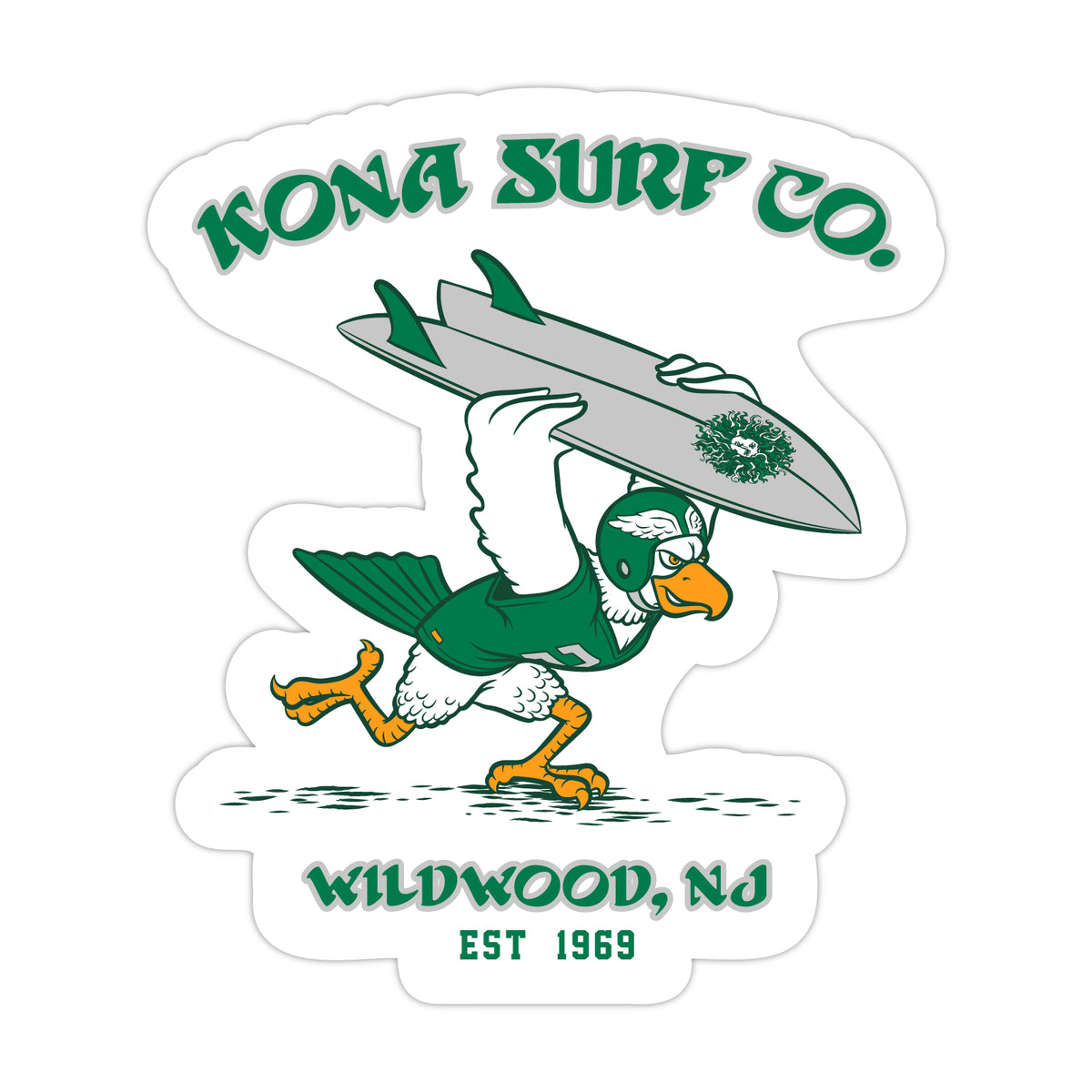 For the Birds Sticker - Green