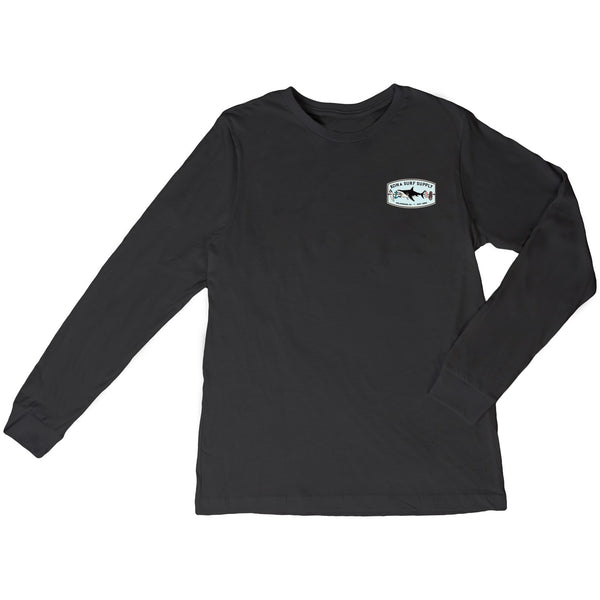 Shark Kabob 2 Boys Long Sleeve Shirt - Black