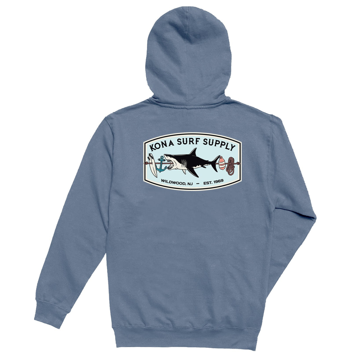 Shark Kabob 2 Boys Pullover Hoodie - Storm Blue