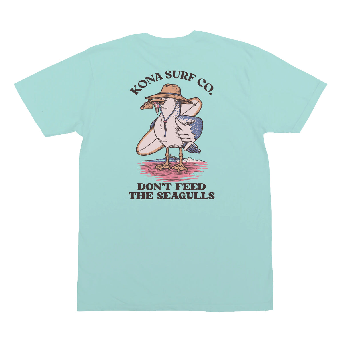 Dont Feed The Seagulls Boys T-Shirt - Chalky Mint
