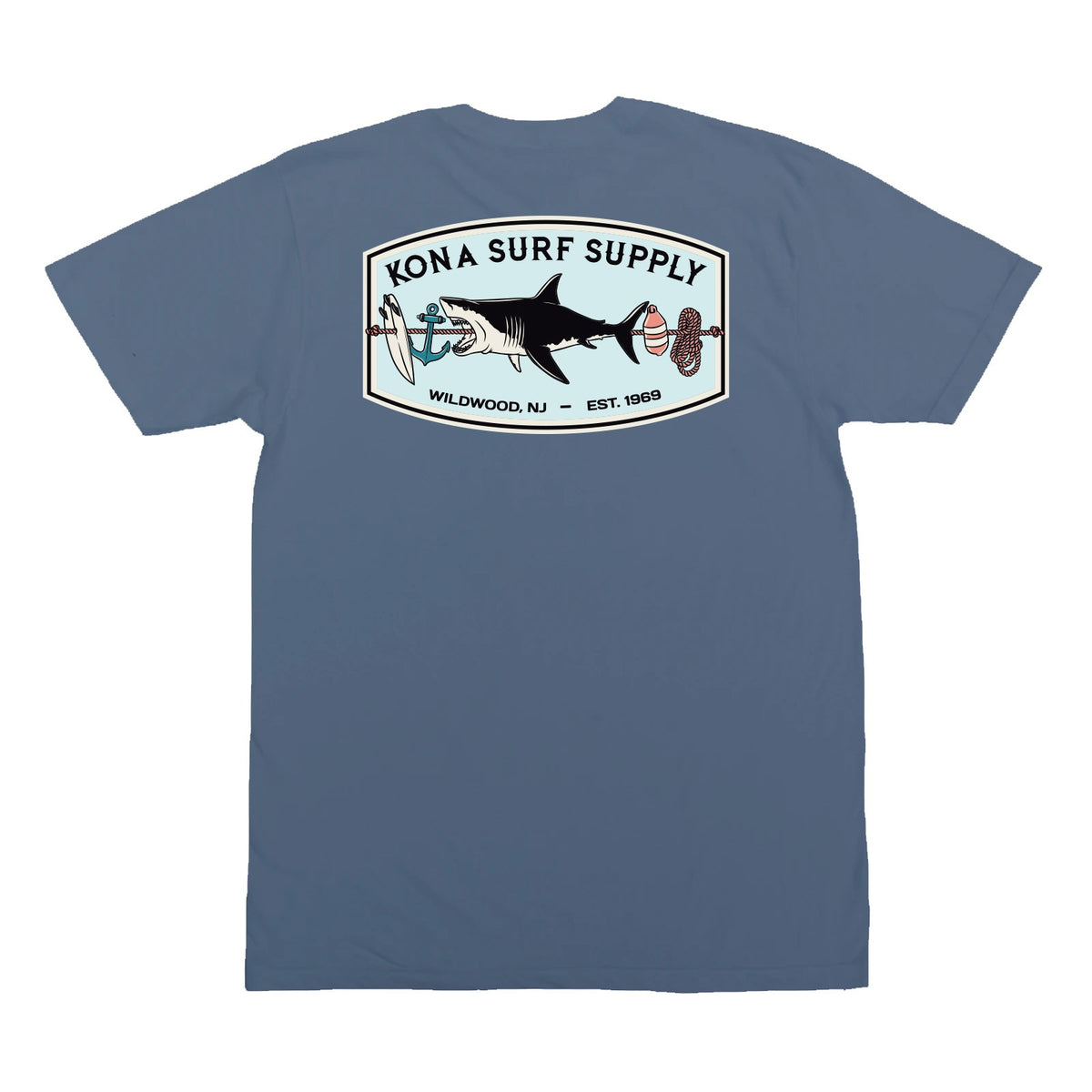 Shark Kabob 2 Boys T-Shirt - Blue Jean