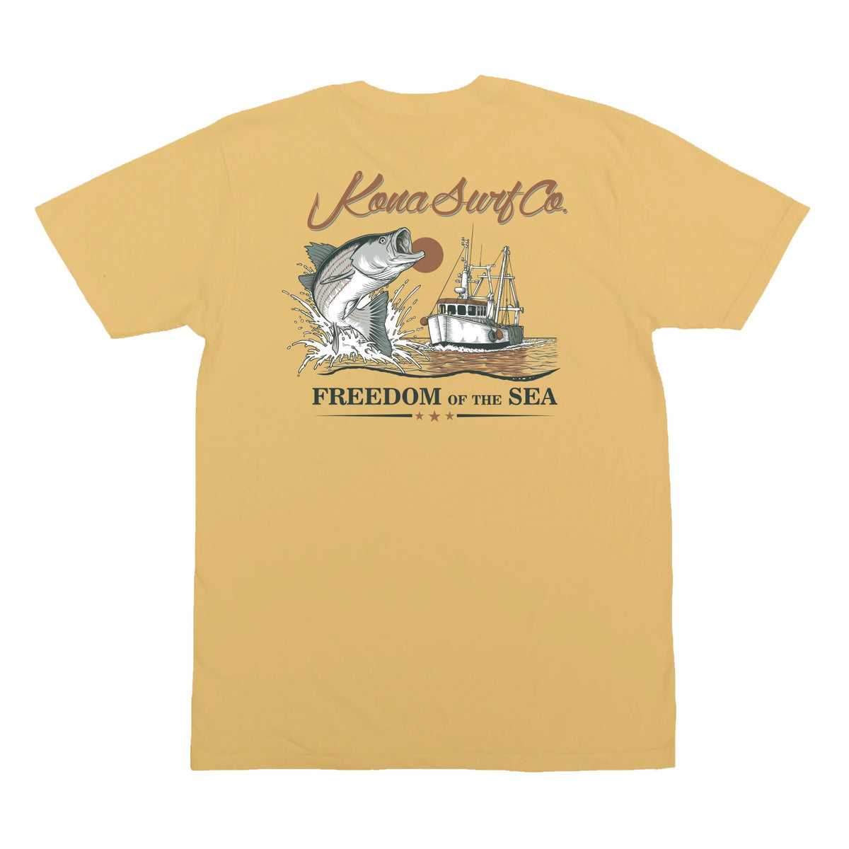 Offshore Catch Boys T-Shirt - Banana Cream