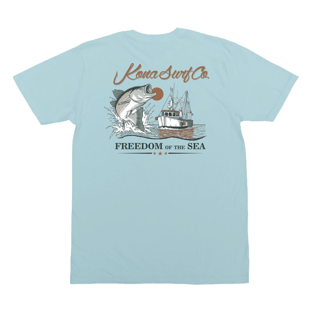 Offshore Catch Boys T-Shirt - Chambray