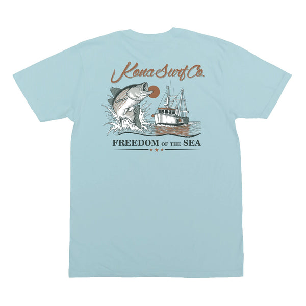 Offshore Catch Boys T-Shirt - Chambray