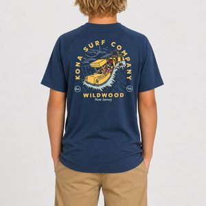 Free Ride 2 Boys UV Sun Protection T-Shirt - Navy