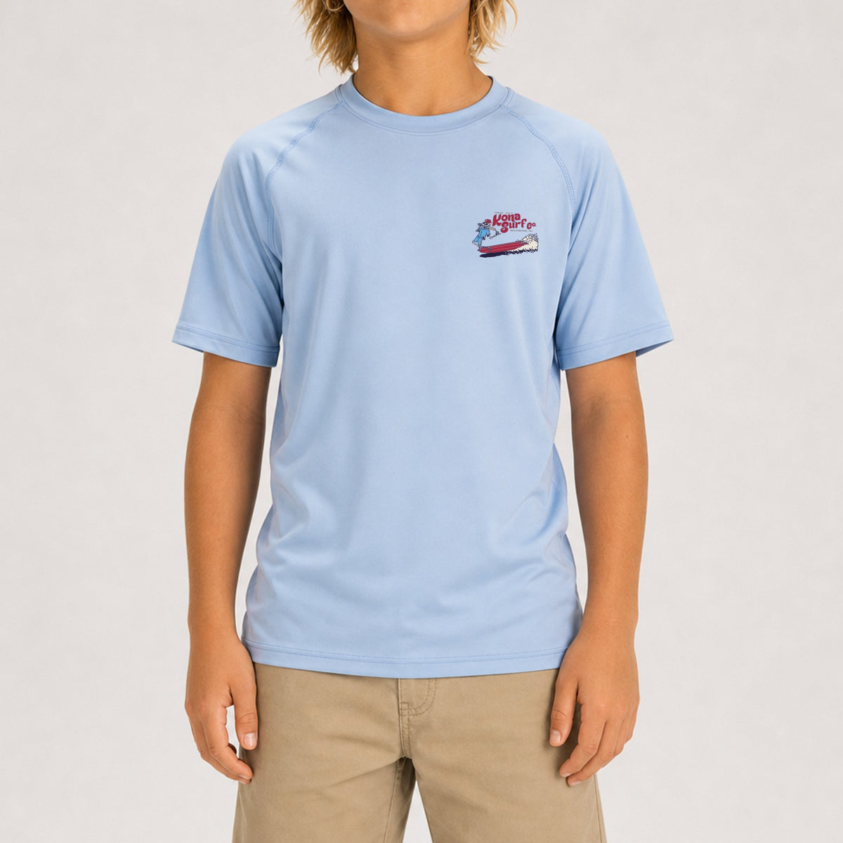 For the Phils 2 Boys UV Sun Protection T-Shirt - Light Blue