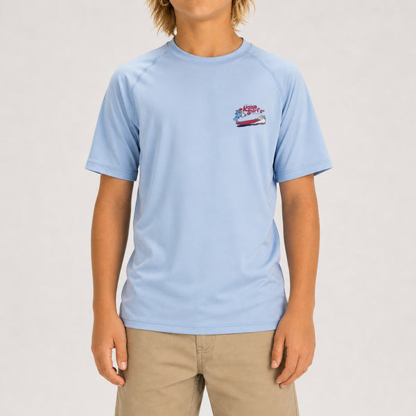 For the Phils 2 Boys UV Sun Protection T-Shirt - Light Blue