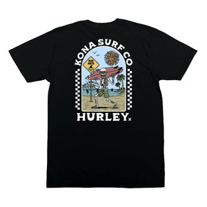 Kona x Hurley 2026 Collab Boys T-Shirt - Black
