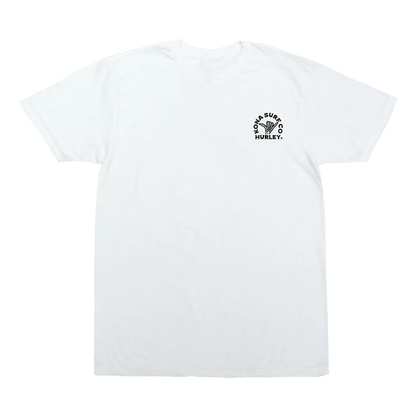 Kona x Hurley 2026 Collab Boys T-Shirt - White