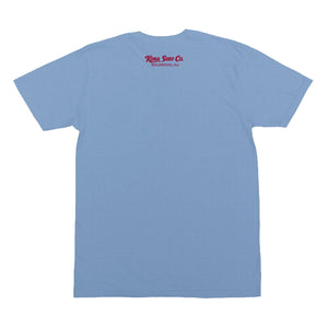 For the Phils Pattern Boys T-Shirt - Heather Columbia Blue