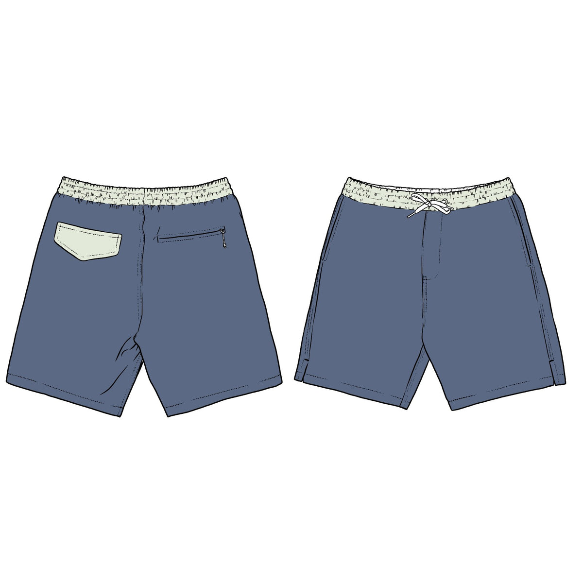 Uncomplicated 15in w/ Liner Boys Elastic Boardshorts