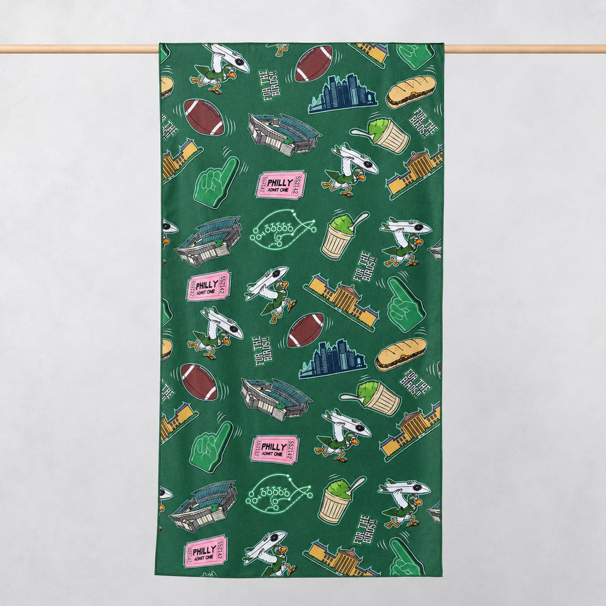 Slowtide x Kona For the Birds Beach Towel - Green