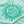 Sun Badge Beach Towel - Mint Green
